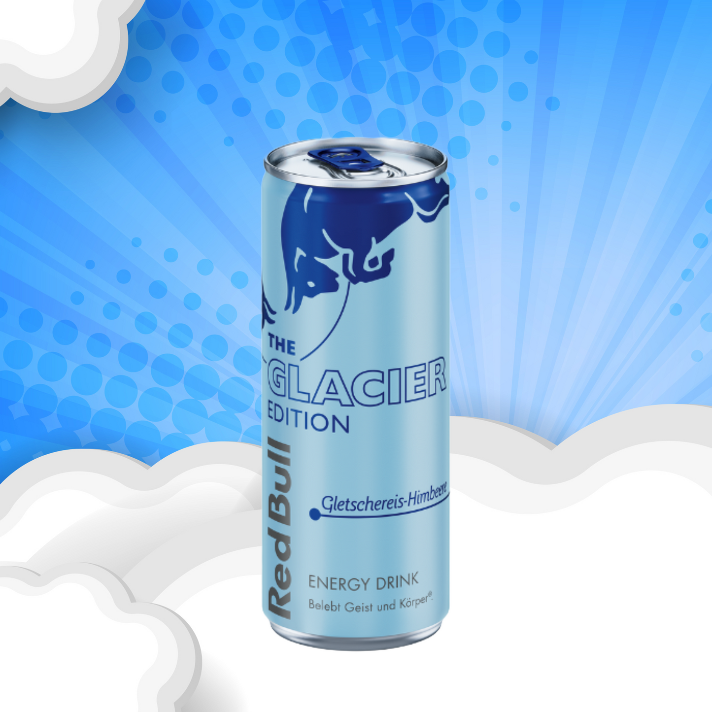 Red Bull The Glacier Edition – Gletschereis-Himbeere – 250 ml