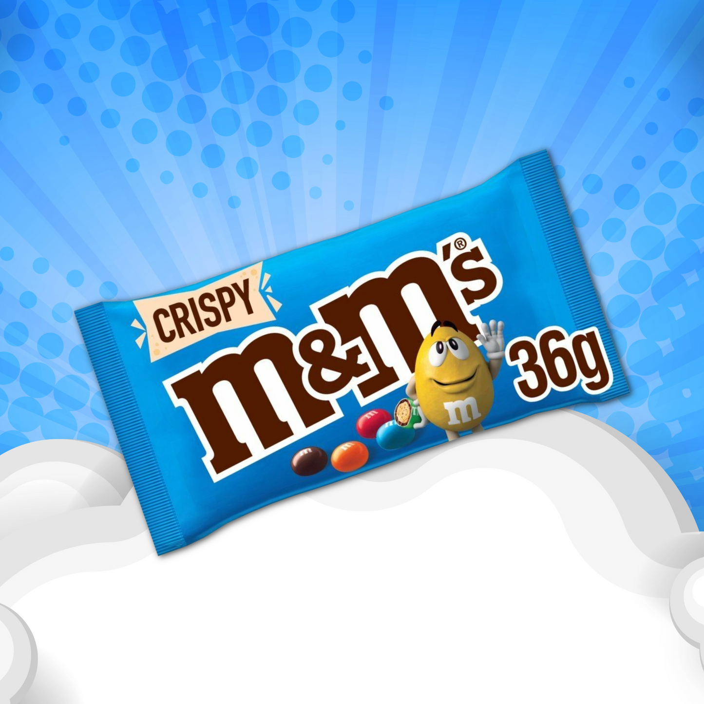 M&M’s Crispy Schokolinsen mit knusprigem Reiskern – 36 g