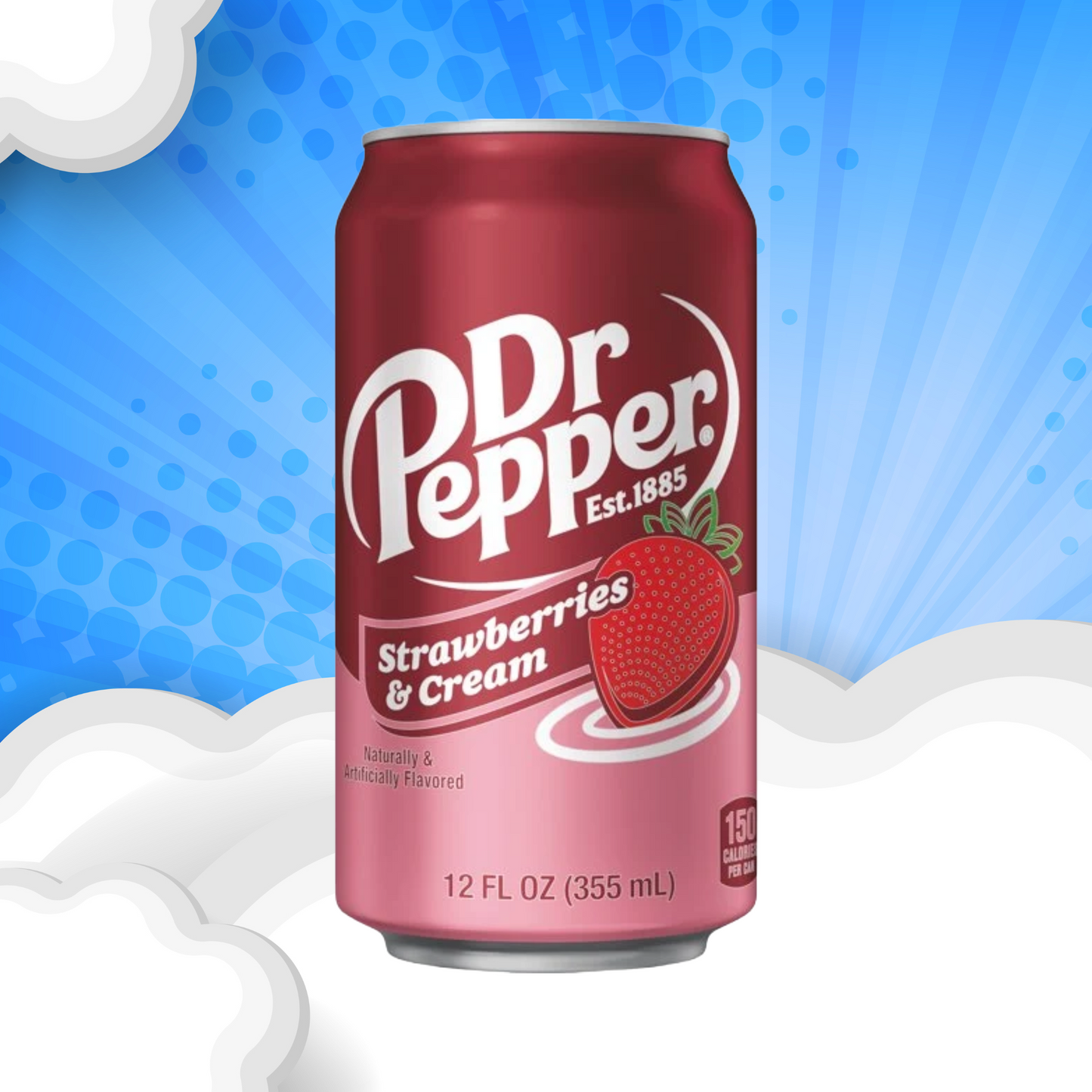 Dr Pepper Strawberries & Cream – 355 ml (USA)