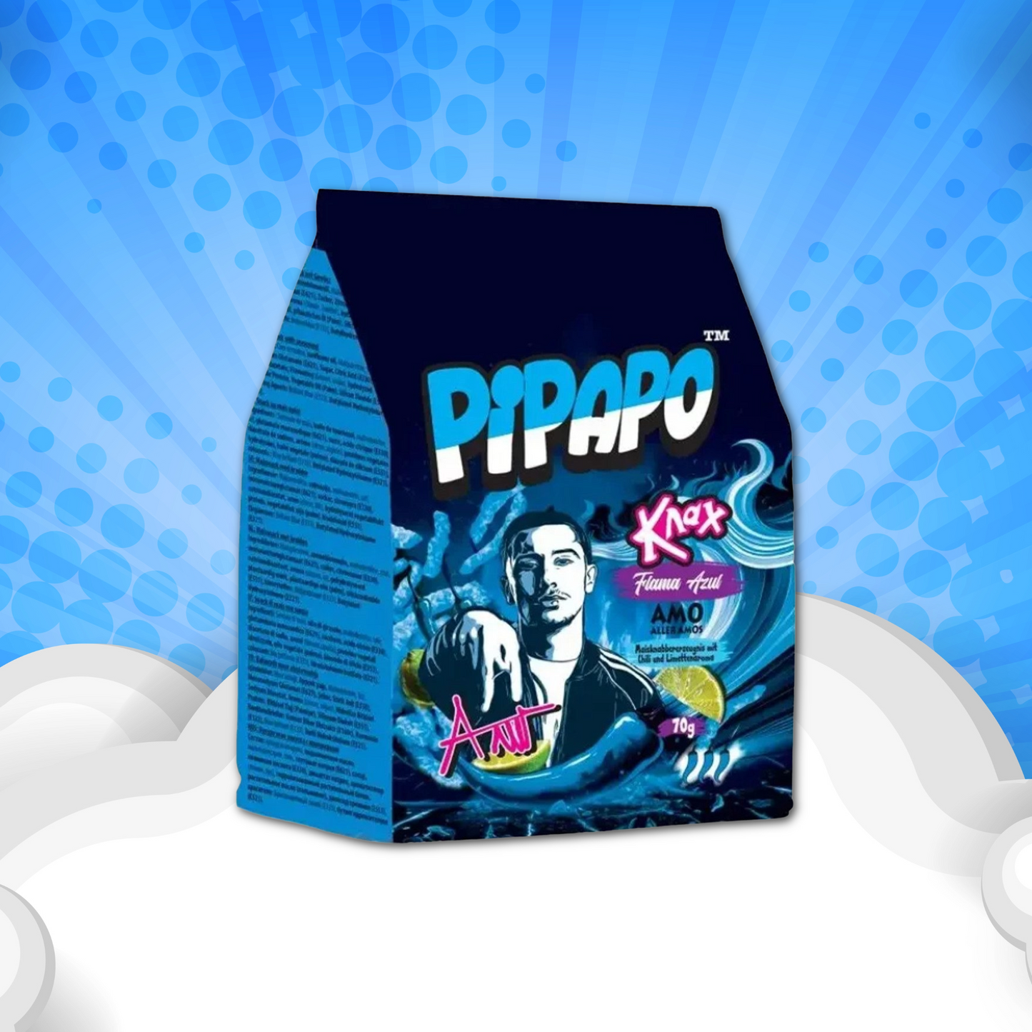 Pipapo Knax Flama Azul 70g