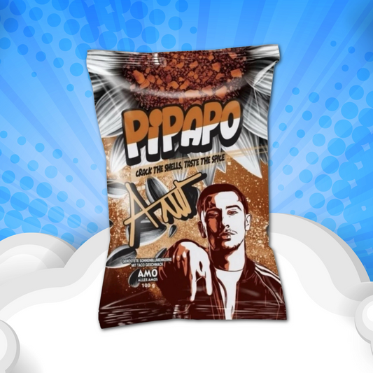 PIPAPO AMO GERÖSTETE SONNENBLUMENKERNE CHILI TACO 100G