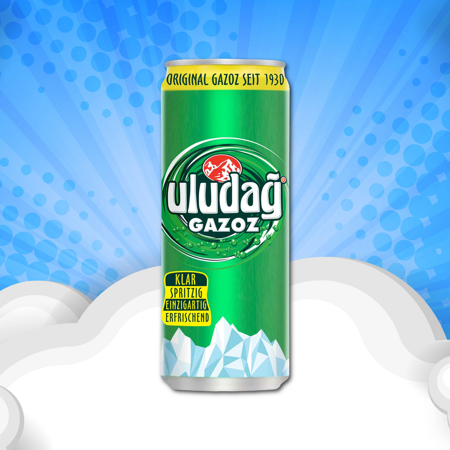 Uludağ Gazoz – Türkisches Erfrischungsgetränk – 330 ml